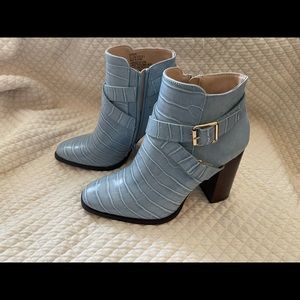 Cute Light Blue Booties
